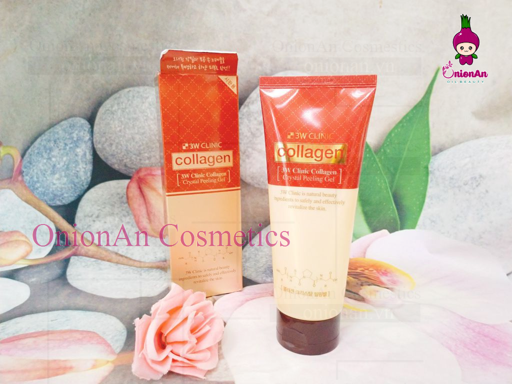 Gel Tẩy Tế Bào Chết 3W Clinic Collagen Crystal Peeling Gel